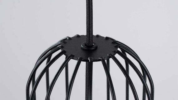 miniaturka Lampa wisząca BRENTA 1 czarna loftowa