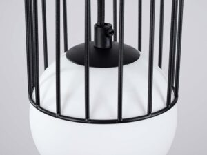 miniaturka Lampa wisząca BRENTA 1 czarna loftowa