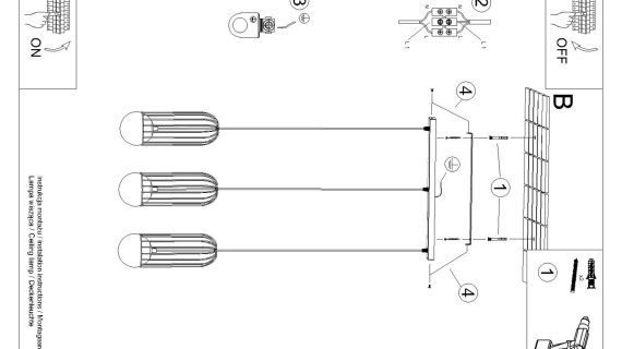 miniaturka Lampa wisząca BRENTA 3L biała designerska