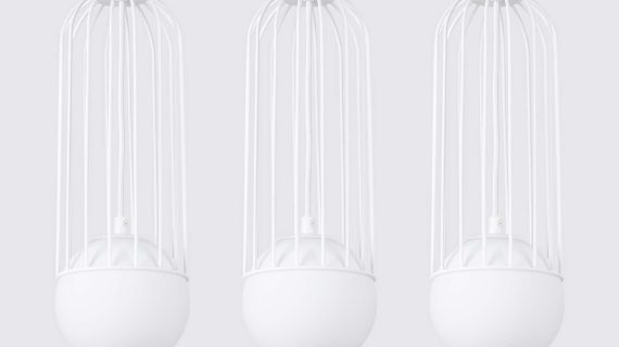 miniaturka Lampa wisząca BRENTA 3L biała designerska