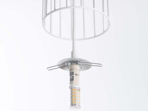 miniaturka Lampa wisząca BRENTA 3L biała designerska