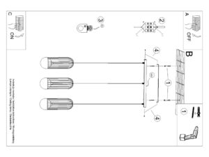 miniaturka Lampa wisząca BRENTA 3L czarna nowoczesna