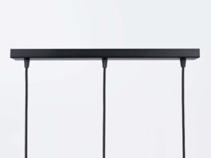 miniaturka Lampa wisząca BRENTA 3L czarna nowoczesna