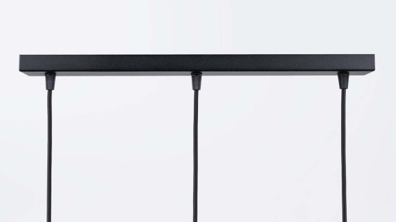 miniaturka Lampa wisząca BRENTA 3L czarna nowoczesna