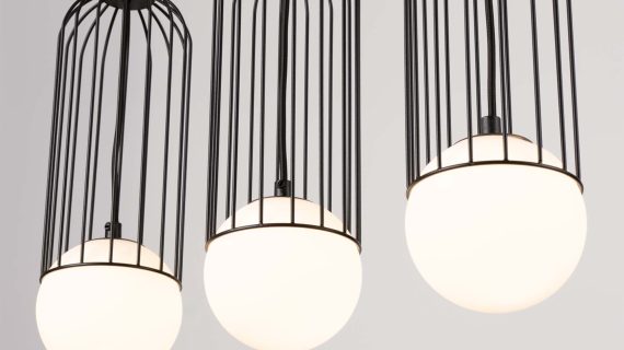 miniaturka Lampa wisząca BRENTA 3L czarna nowoczesna