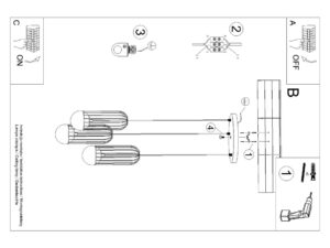miniaturka Lampa wisząca BRENTA 3P biała klasyczna