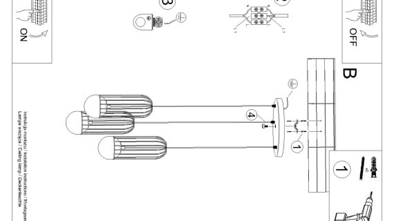 miniaturka Lampa wisząca BRENTA 3P biała klasyczna