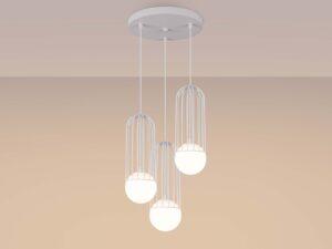 miniaturka Lampa wisząca BRENTA 3P biała klasyczna