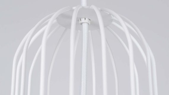 miniaturka Lampa wisząca BRENTA 3P biała klasyczna