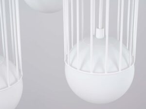 miniaturka Lampa wisząca BRENTA 3P biała klasyczna