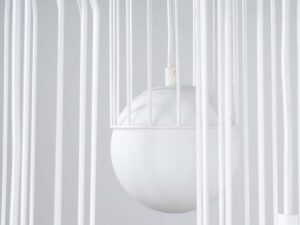 miniaturka Lampa wisząca BRENTA 3P biała klasyczna