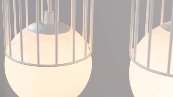 miniaturka Lampa wisząca BRENTA 3P biała klasyczna