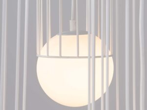 miniaturka Lampa wisząca BRENTA 3P biała klasyczna