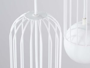 miniaturka Lampa wisząca BRENTA 3P biała klasyczna