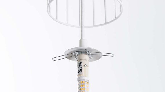 miniaturka Lampa wisząca BRENTA 3P biała klasyczna