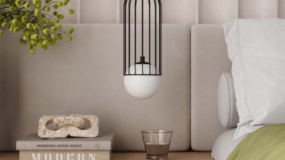 miniaturka Lampa wisząca BRENTA 3P czarna elegancka
