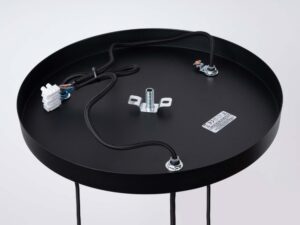 miniaturka Lampa wisząca BRENTA 3P czarna elegancka