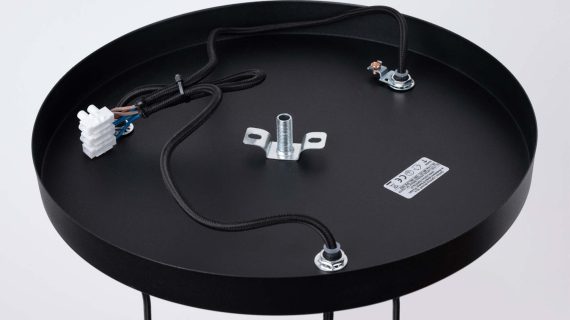 miniaturka Lampa wisząca BRENTA 3P czarna elegancka