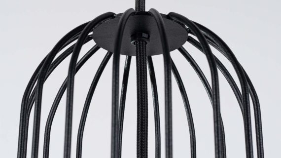 miniaturka Lampa wisząca BRENTA 3P czarna elegancka