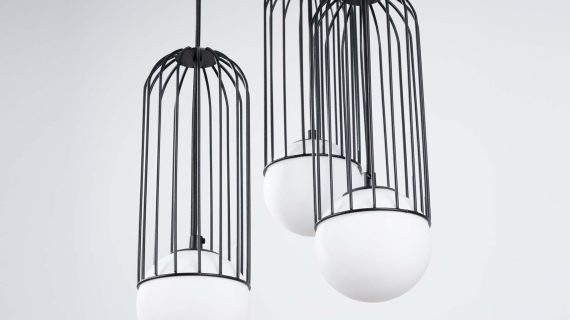 miniaturka Lampa wisząca BRENTA 3P czarna elegancka