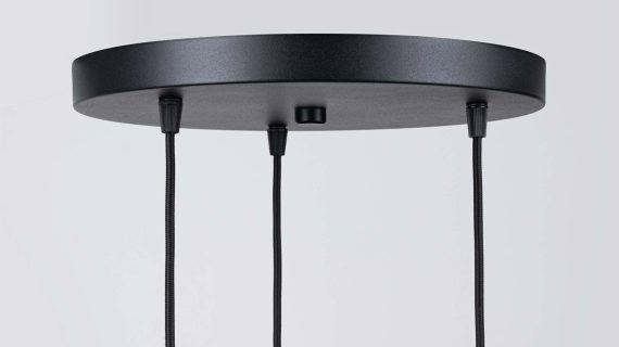 miniaturka Lampa wisząca BRENTA 3P czarna elegancka