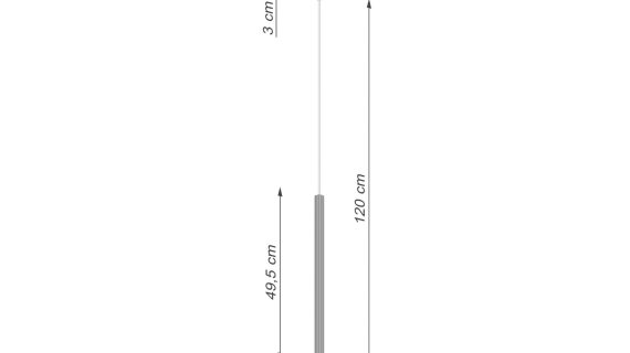 miniaturka Lampa wisząca ARCANA 1 biała minimalistyczna