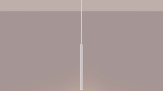 miniaturka Lampa wisząca ARCANA 1 biała minimalistyczna