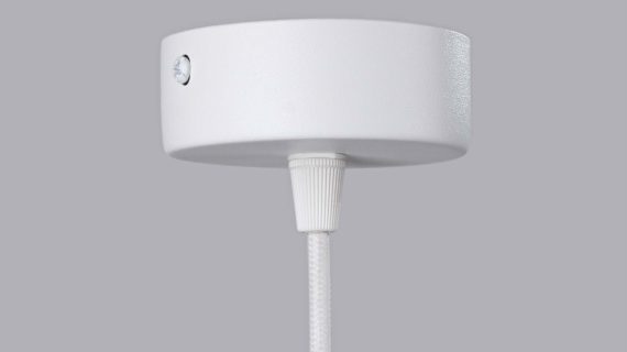 miniaturka Lampa wisząca ARCANA 1 biała minimalistyczna