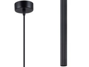 miniaturka Lampa wisząca ARCANA 1 czarna loftowa