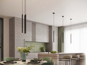 miniaturka Lampa wisząca ARCANA 1 czarna loftowa