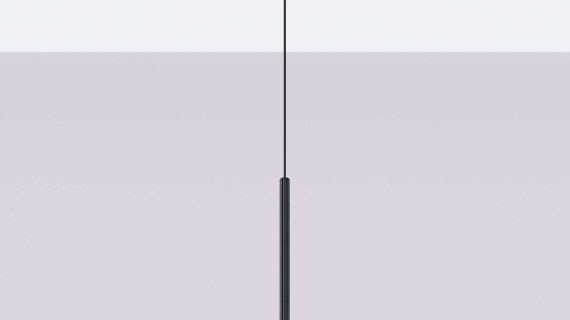 miniaturka Lampa wisząca ARCANA 1 czarna loftowa