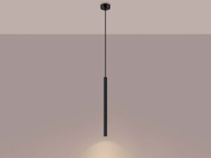 miniaturka Lampa wisząca ARCANA 1 czarna loftowa