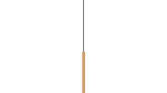 Lampa wisząca ARCANA 1 złota glamour