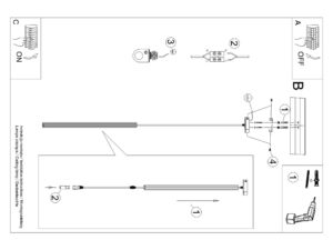 miniaturka Lampa wisząca ARCANA 1 złota glamour