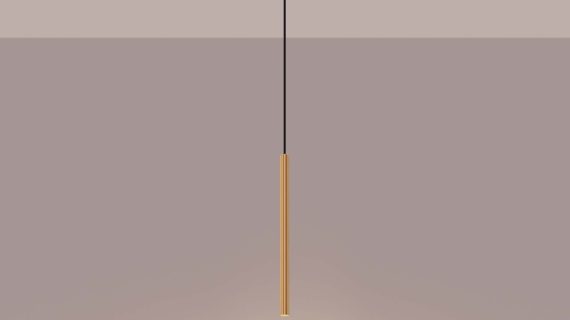 miniaturka Lampa wisząca ARCANA 1 złota glamour