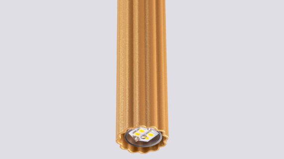 miniaturka Lampa wisząca ARCANA 1 złota glamour