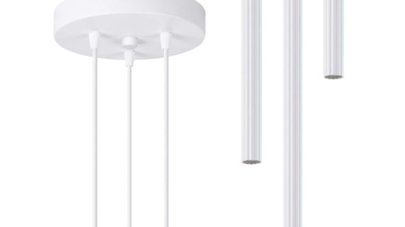 miniaturka Lampa wisząca ARCANA 3P biała elegancka