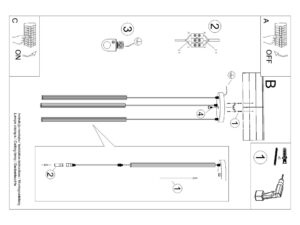 miniaturka Lampa wisząca ARCANA 3P biała elegancka