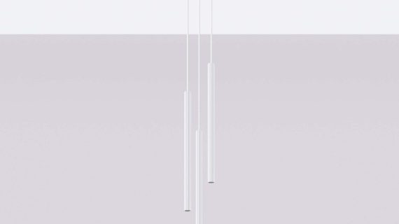 miniaturka Lampa wisząca ARCANA 3P biała elegancka