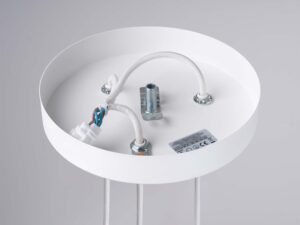 miniaturka Lampa wisząca ARCANA 3P biała elegancka