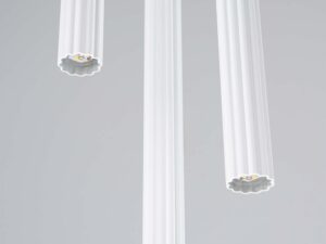 miniaturka Lampa wisząca ARCANA 3P biała elegancka