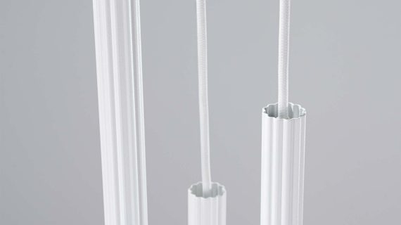 miniaturka Lampa wisząca ARCANA 3P biała elegancka