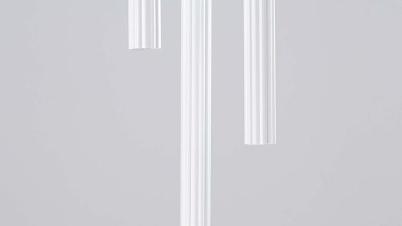 miniaturka Lampa wisząca ARCANA 3P biała elegancka