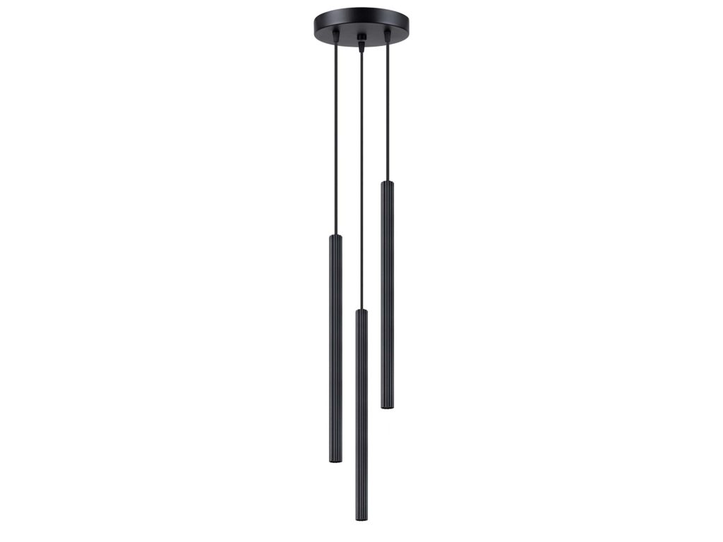 Lampa wisząca ARCANA 3P czarna nowoczesna