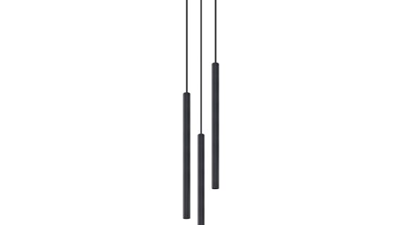 Lampa wisząca ARCANA 3P czarna nowoczesna