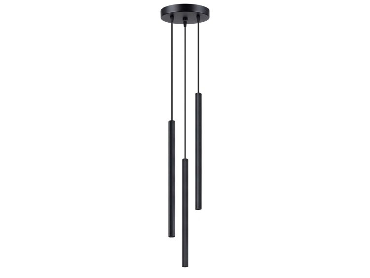 Lampa wisząca ARCANA 3P czarna nowoczesna
