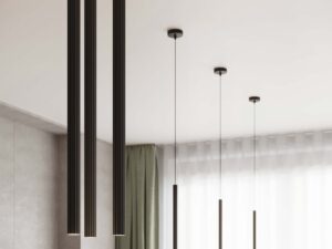 miniaturka Lampa wisząca ARCANA 3P czarna nowoczesna