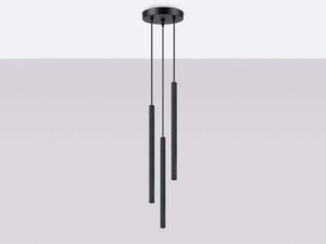 miniaturka Lampa wisząca ARCANA 3P czarna nowoczesna