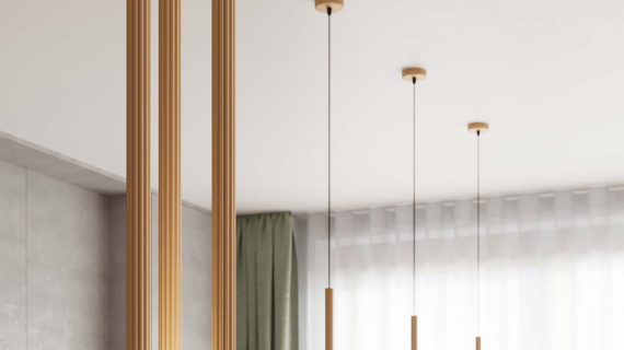 miniaturka Lampa wisząca ARCANA 3P złota elegancka