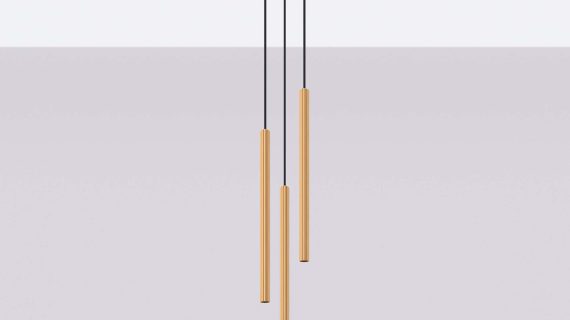 miniaturka Lampa wisząca ARCANA 3P złota elegancka